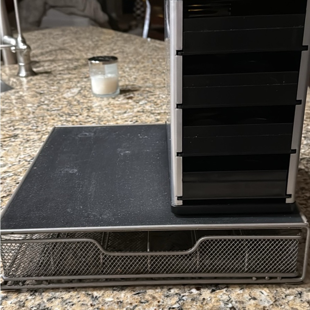 K - Cup organizer - under coffee maker & cubboard unit